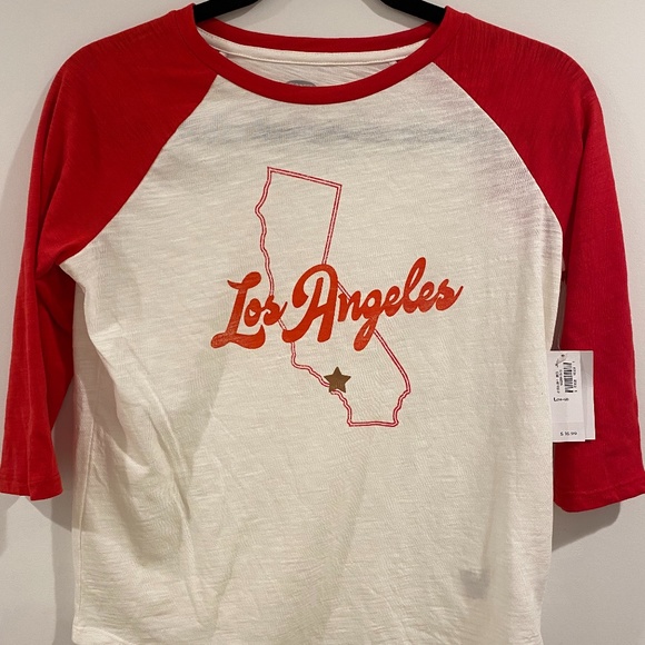 Los Angeles Old Navy 3/4 sleeve tee - Picture 1 of 1